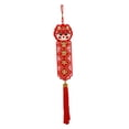 thumbnail image 4 of Decoración colgante de dragón chino para Festival de Primavera, elementos clásicos de 5x31 pulgadas con borla roja para accesorios de sala de estar Estilo A, 4 of 10