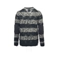 thumbnail image 3 of Kenneth Cole Reaction 'Strike Bold' Gray Striped V-Neck Sweater , Size 2XLarge, 3 of 4