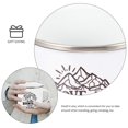 thumbnail image 2 of Enamel Cups Portable Smooth Camping Mug Travel Outdoor White Enamelware Easy to Clean 1Pack, 2 of 4