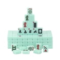 thumbnail image 2 of CNV 166-Tile American Mahjong Set 30mm High-Density Melamine Emerald Green Portable Travel Mah Jongg with Jokers Spare Tiles, 2 of 6