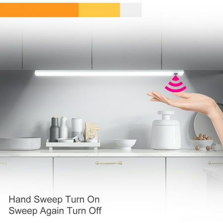 

Kripyery 2Pcs Night Light 25LED Auto Sensor 30cm CRI 80+ No Flicker Closet Lamp for Cabinet