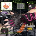 thumbnail image 2 of Guantes de entrenamiento MOREOK acolchados para levantamiento de pesas, gel de 3 mm, color rosa L, 2 of 7