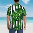 thumbnail image 6 of Disketp Hawaiian Shirts For Men,Palm Greenery Print Mens Casual Short Sleeve Button Down Shirts Beach Shirt, 6 of 8
