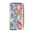 thumbnail image 6 of Qxltty Traveling Flamingos Women's Leather Wallet Fashion Retro Multi Card Holder with Cell Phone Pocket Mothers Day Gifts, 6 of 6