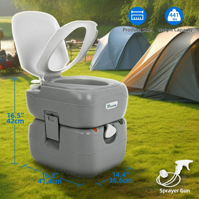 Portable Toilet Sizes and Capacity