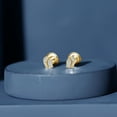 thumbnail image 6 of Rosec Jewels Cute Penguin Stud Earrings with Diamond for Women - HI-SI Quality, 18K Yellow Gold, 6 of 8