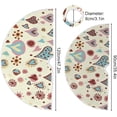 thumbnail image 3 of FMSHPON Valentine's Day Cute Love HeartFlower Xmas Christmas Tree Skirt Stand Mat for Holiday Party Decoration Indoor Outdoor 36 inches, 3 of 6
