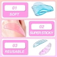 thumbnail image 3 of 3 Pairs Korean Lash Lift Shields Flat, Reusable Self Adhesive Lash Lift Pads for Eyelash Softening and Perming, 3 of 6