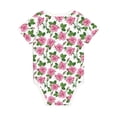thumbnail image 2 of Rocae Rose Flowers for Baby Climbing Clothes Soft Baby Romper for Active Infants Comfortable and Breathable Crawling Jumpsuit Unisex Baby Outfit, 2 of 8