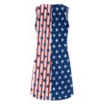 thumbnail image 4 of Mini vestido informal sin mangas con estampado de cuello en V para mujer a la moda Fridja  hjkh6467, 4 of 5