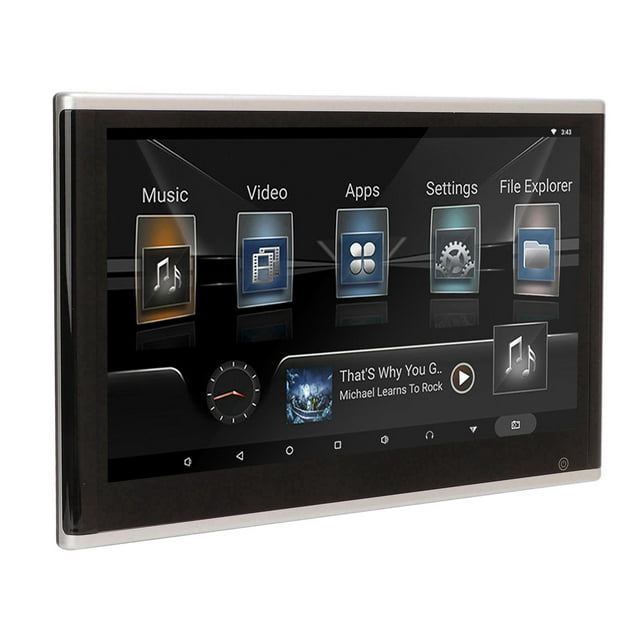 Car MP5 Player Rear Entertainment System 11.6inch IPS 4K HD Screen Headrest Mount Video Player UI Interface