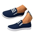 thumbnail image 3 of uvwlwu Casual Shoes for Women Fabric Shoes Canvas Trainers Fabric Trainers Shoes Walking Shoes Summer Boat Shoes Low Shoes Loafer On Flat Shoes Wide Feet, 3 of 8