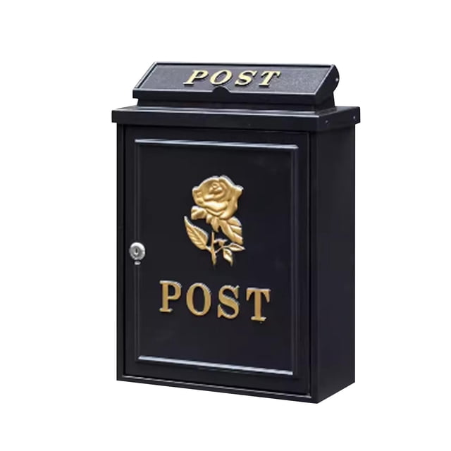 Buzón montado en la pared, soporte para periódicos, decoración de opinión, buzón de de gran capacidad, buzón colgante de pared para puerta