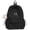 Pink, variant on Cute Aesthetic Backpack, Solid Color Daypack with Drawstring Side Pockets, Lightweight Breathable Bookbag for Shopping Work College (Brown)