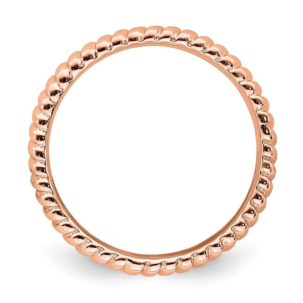 Sterling Silver Pink-Plated Ring