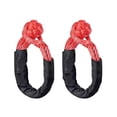 thumbnail image 1 of 2pcs Soft Shackle Rope Synthetic Off Road Towing ATV Winch Recovery Accessories With Protective Sleeve Strap Trailer Portable ,Easy to Carry, 1 of 7