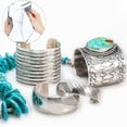 thumbnail image 5 of 6 Pack Microfiber Jewelry Cleaning Cloth Set Reusable Sterling Silver Cleaner Polishing Towel 4-Layers Silver Polishing Cloth with 20Pcs Plastic Zip Lock Bags for Gold Platinum Diamond Coin, 5 of 7