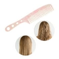 thumbnail image 5 of Unique Bargains 1 Pc Long Handle Hair Comb Pink Acetate Sheet, 5 of 5