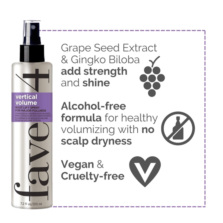 fave4, Vertical Volumizing Hair Spray, 7.2 fl oz, Root Lifting