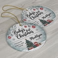 thumbnail image 3 of Name/Birthday/Info Baby Christmas Ornament 2025, Baby's First Christmas Ornament Gift for New Dad Mom Newborn, Baby's 1st Christmas Ornament Gift, 3 of 5