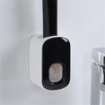 thumbnail image 2 of 2 pack Toothpaste Dispenser Wall Mounted for Bathroom Automatic Toothpaste Squeezer for Kids and Adult (Black), 2 of 5