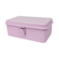thumbnail image 1 of jifeng Iron Storage Box Blank Multifunctional Metal Case for Tools Sticker Handbook Pink, 1 of 9