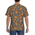 thumbnail image 2 of Rocae Fox And Mushroom for Men's Moisture-Wicking Crew Tee - T-Shirt for Sports, Outdoor Activities, and Casual WearLarge, 2 of 9