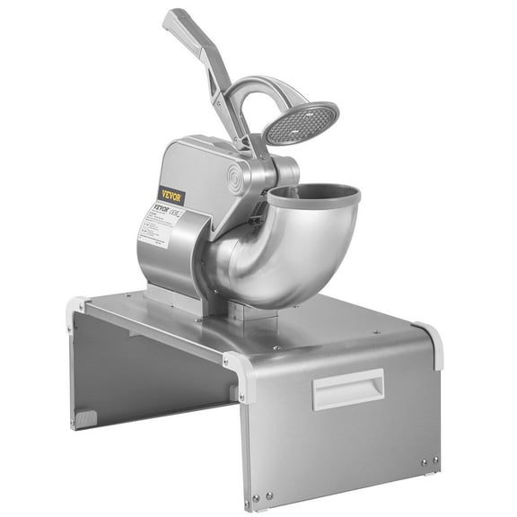 Electric Ice Crusher Machine, 661lbs Per Hour Stainless Steel Snow Cone Maker with 4 Blades, 300W Shaved Ice Machine for Home and Commercial Use, Perfect for Margaritas