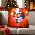 thumbnail image 3 of Elainilye LED Christmas Pillows with Lights Short Printed Sofa Cushions for Holiday Gifts Home Decor Festive Throw, 3 of 6