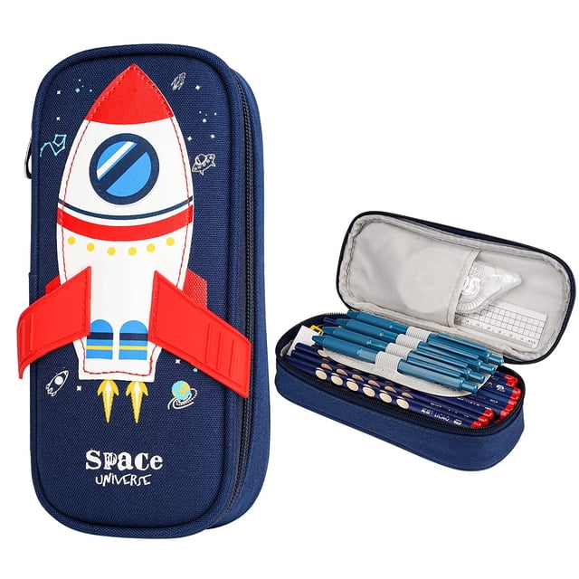 Lapicera Estuchera Escolar Importación Nave Espacial