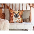 thumbnail image 3 of Carolines Treasures DAC7113PW1414 14 x 14 in. Balinese Cat in Fall Leaves Throw Pillow, 3 of 6