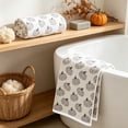 thumbnail image 6 of Cififendec Thanksgiving Harvest Hand Towel Set, 23.62"×15.75", 2 Pcs Soft Skin-Friendly Pumpkin Print Absorbent Towels for Fall Bathroom Vanity Decor, 6 of 6
