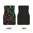 thumbnail image 2 of Disketp Rainbow Glitter for Crystal Velvet Car Mats Four-Piece Set,All-Season Automotive Protection, Vehicles, Cars, Trucks, and SUVs,Anti-Slip Design, 2 of 7