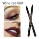 thumbnail image 1 of Lápiz delineador de ojos resistente al agua, rotativo de larga duración, cosmético de belleza, no florece, lápiz de Gel grueso, herramientas de maquillaje, negro y blanco （wine red, 1 of 5