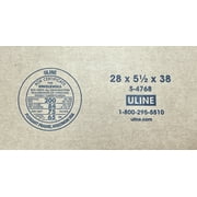 28x5.5x38 (200 lb strength) | SINGLE CARDBOARD BOX | SIDE LOADING