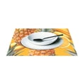thumbnail image 3 of Pineapples Bananas Oranges 12×18 inch Placemats Heat Resistant Washable Foldable Rectangular Placemats Set Decoration Indoor Outdoor for Kitchen Dining Table 1PC, 3 of 8
