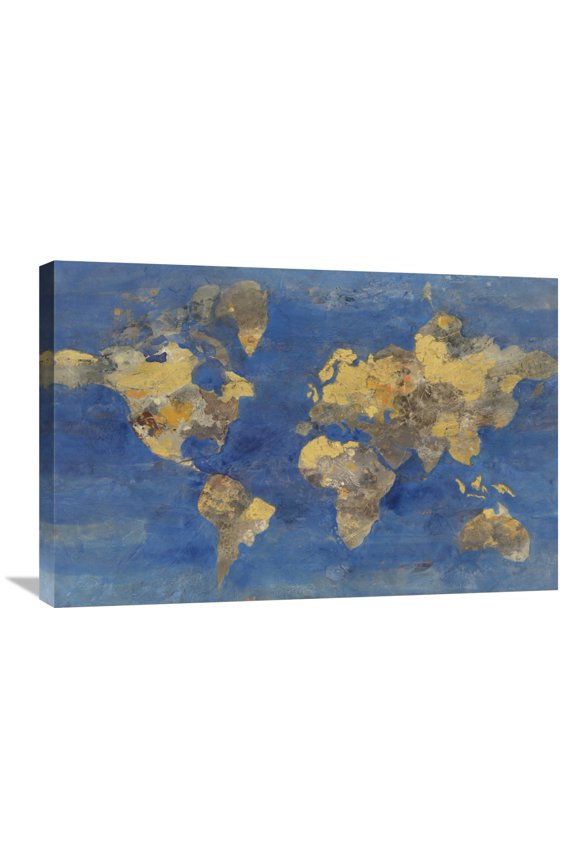 Albena Hristova 'Golden World' Canvas Wall Art