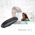 thumbnail image 4 of Bluetooth Remote Control Mini Wireless Game Controller Mouse Compatible with iOS Android VR BOX - Black, 4 of 5