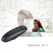 Bluetooth Remote Control Mini Wireless Game Controller Mouse Compatible with iOS Android VR BOX - Black