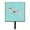 Blue, variant on Dalmatian Checkerboard Blue Leash or Key Holder