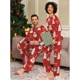 thumbnail image 4 of MINTREUS Couple Christmas Pajama Sets Soft PJs Sets for Couples/Women/Men Matching Sleepwear with Pockets, 4 of 6