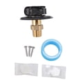 thumbnail image 2 of Replacement RV City Water Fill Inlet Brass One Way RV Water Inlet Replacement for for RV Trailer Marine, 2 of 7