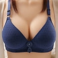 thumbnail image 1 of Ladies Fashion Lingerie Bra No Steel Ring Bra Comfortable Solid Color Breathable Push Up Bra, 1 of 3