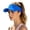 Blue, variant on Shadoumai Sun Visor Hat for Women & Men – 3.2" Extended Brim, UPF 80+, Quick-Dry Sports Hat, Adjustable Fit, Running, Tennis, Golf
