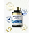 thumbnail image 6 of Quercetin 500mg | with 50mg Zinc | 100 Capsules | For Men and Women | by Carlyle, 6 of 8