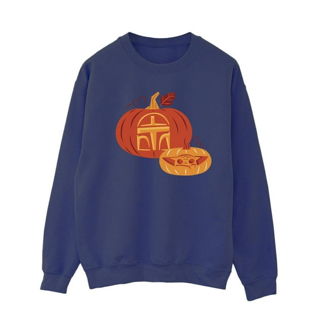 Star Wars Mandalorian Chandail Molletonné Citrouille pour Femmes