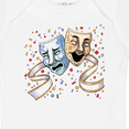 thumbnail image 4 of Inktastic Tragedy and Comedy Stage Masks Boys or Girls Baby Bodysuit, 4 of 5