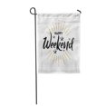 thumbnail image 1 of JSDART TGIF Happy Weekend Handwritten Brush Pen Lettering Week Calligraphy Celebration Garden Flag Decorative Flag House Banner 28x40 inch, 1 of 1