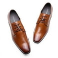 thumbnail image 5 of CMR CHAMARIPA Genuine Leather Dress Elevator Shoes Make Men Look Taller 7CM / 2.76 Inches, 5 of 7