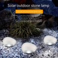thumbnail image 7 of HIBIBUD Solar Rock Lights Outdoor Garden Decor Glowing Pebble Path Lamps Waterproof Simulation Stone Light for Walkway Landscape Lighting Pathway and Patio White, 7 of 7